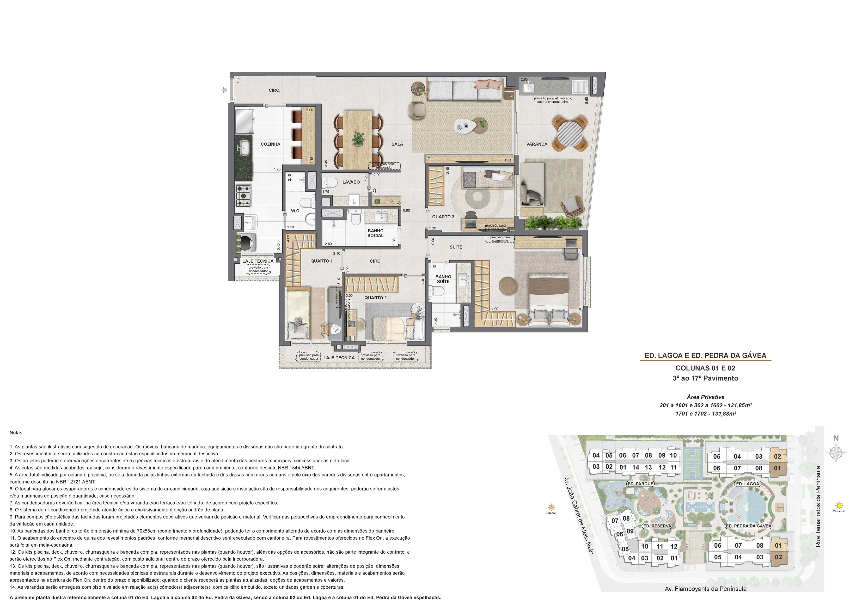 Planta ilustrativa · 4 quartos col01 02