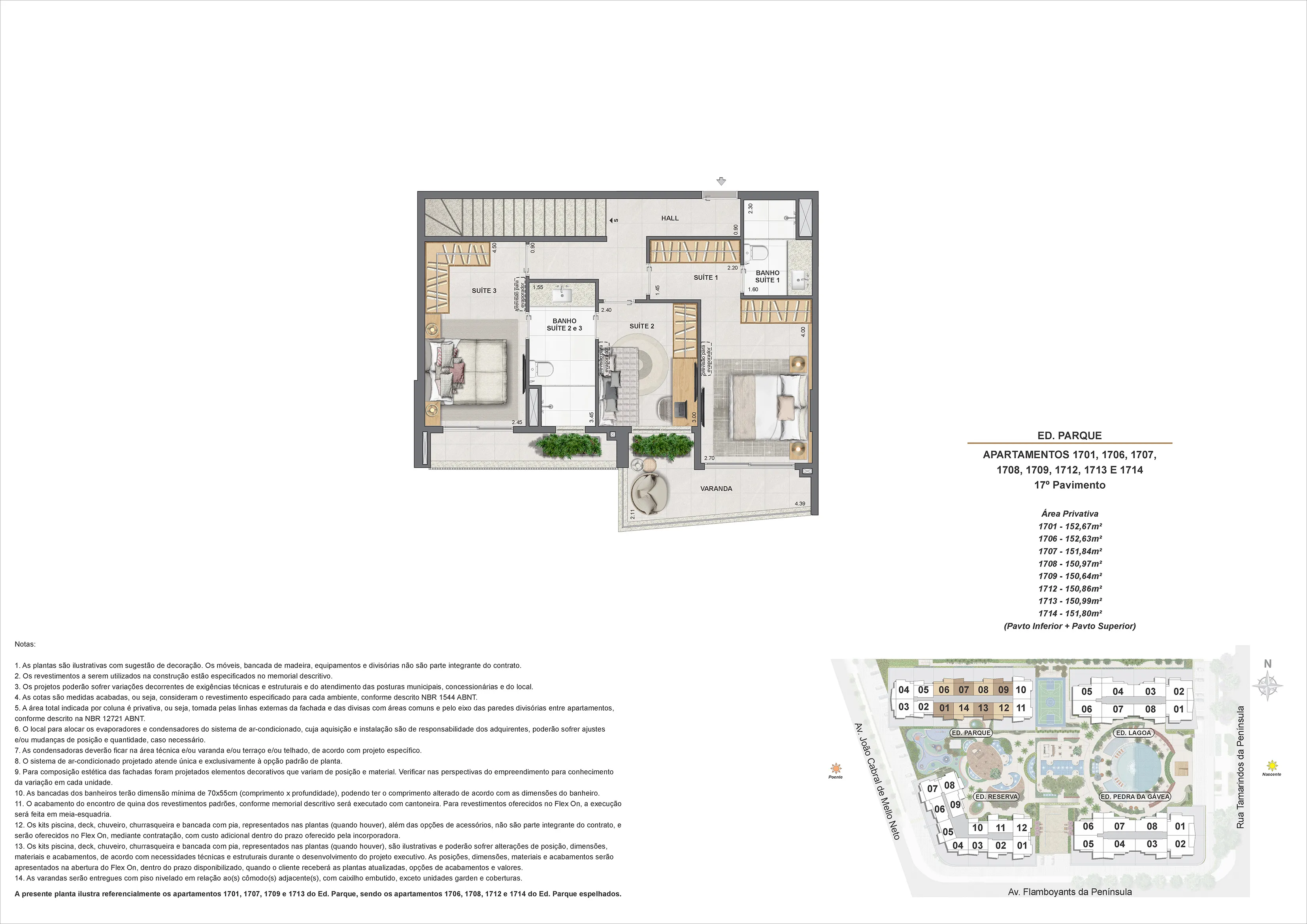 Planta ilustrativa · Garden Ed. Lagoa 201