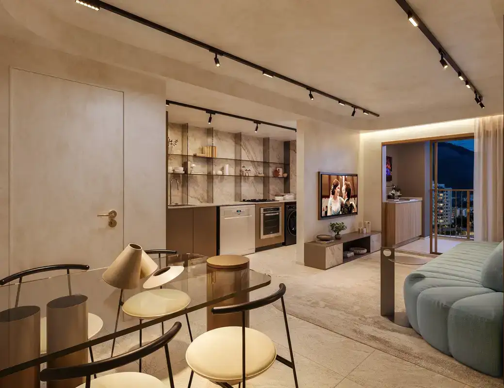 Apartamento decorado · cozinha