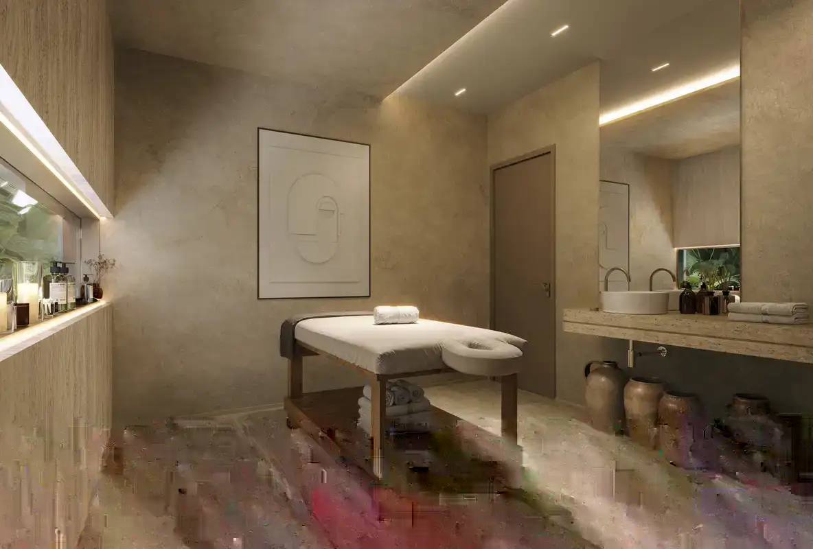 Spa · sala de massagem